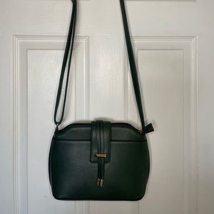 Small green cross body purse